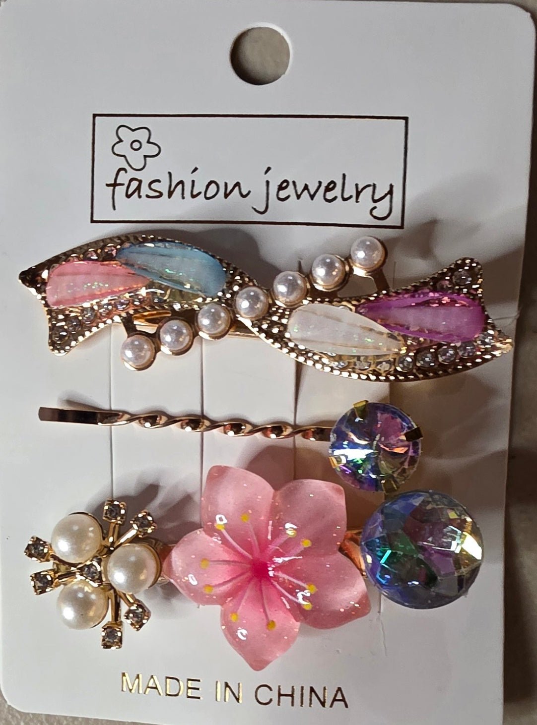 Butterfly Hair Pins – Set of 3 Decorative Bobby Pins - Angelique Boutique