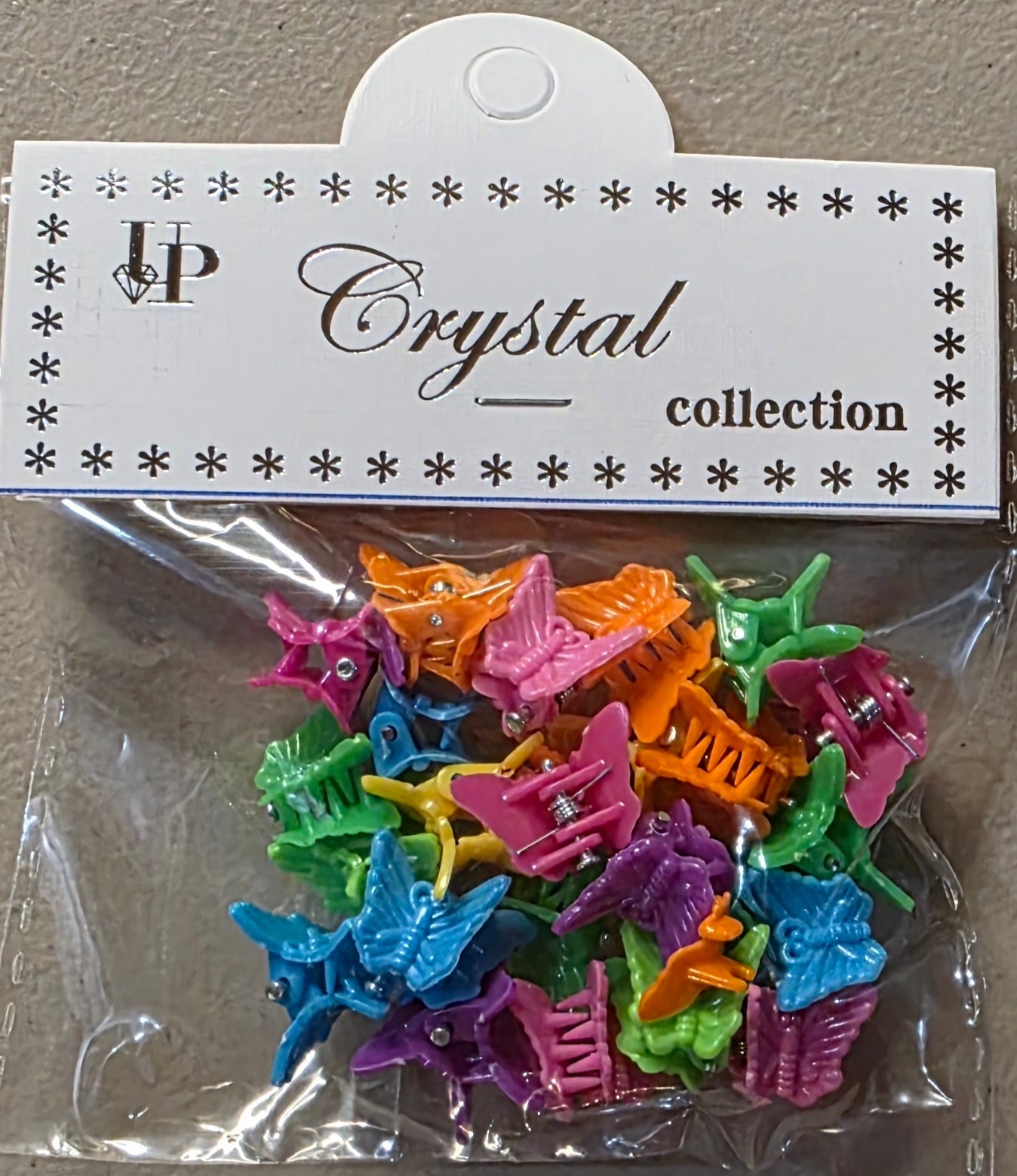 Butterfly Mini Hair Clips Set of 25 – Multicolor Pack - Angelique Boutique