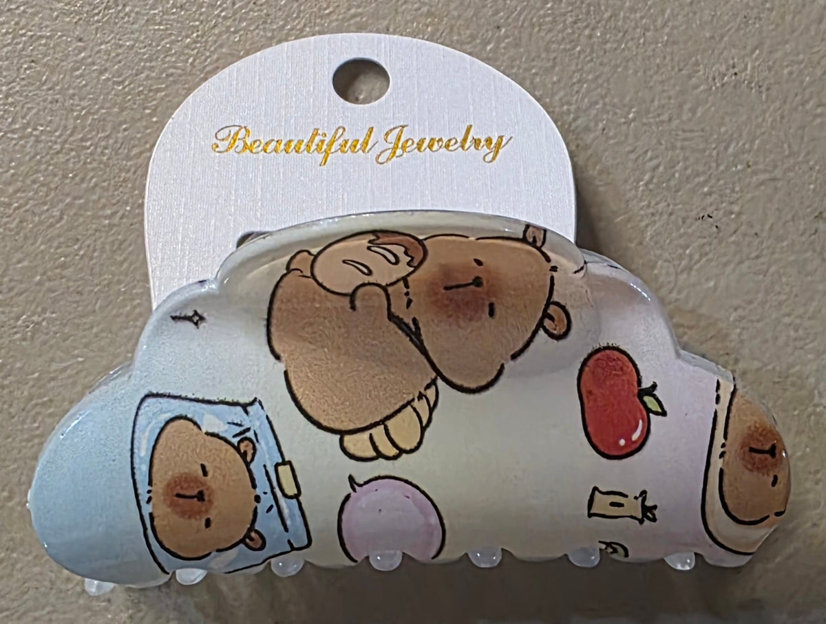 Capybara Hair Clip – Cute Animal Style Assorted - Angelique Boutique