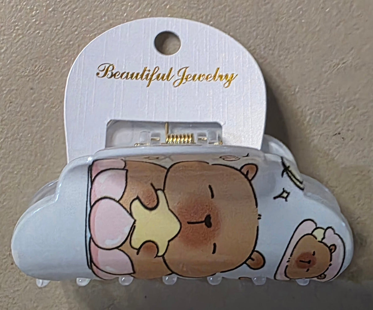 Capybara Hair Clip – Cute Animal Style Assorted - Angelique Boutique