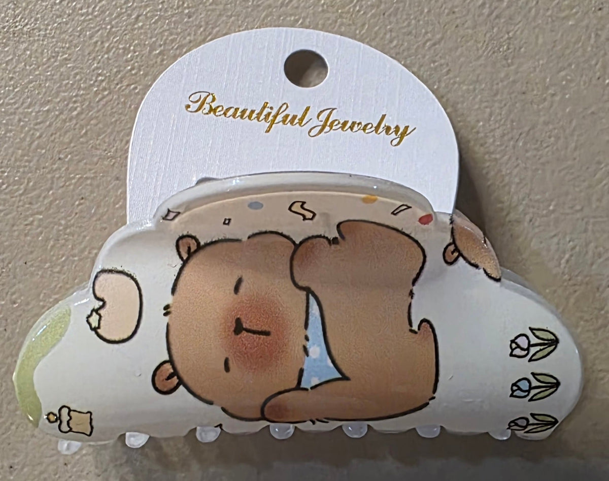 Capybara Hair Clip – Cute Animal Style Assorted - Angelique Boutique