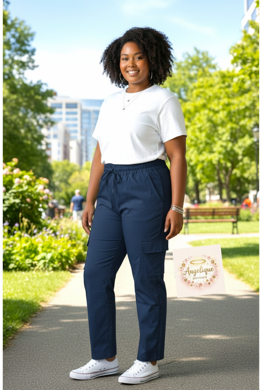 Pantalón Semi Jean Cargo Largo 🧳 | Estilo y Comodidad | Tallas P-M y G-XG