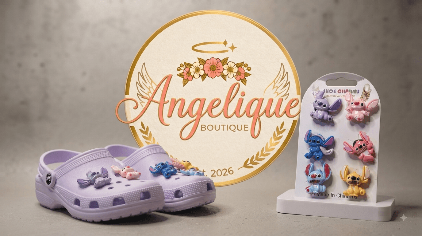 Cartoon Character Shoe Charms Pack of 6 - Angelique Boutique