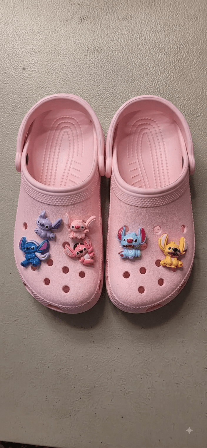 Cartoon Character Shoe Charms Pack of 6 - Angelique Boutique