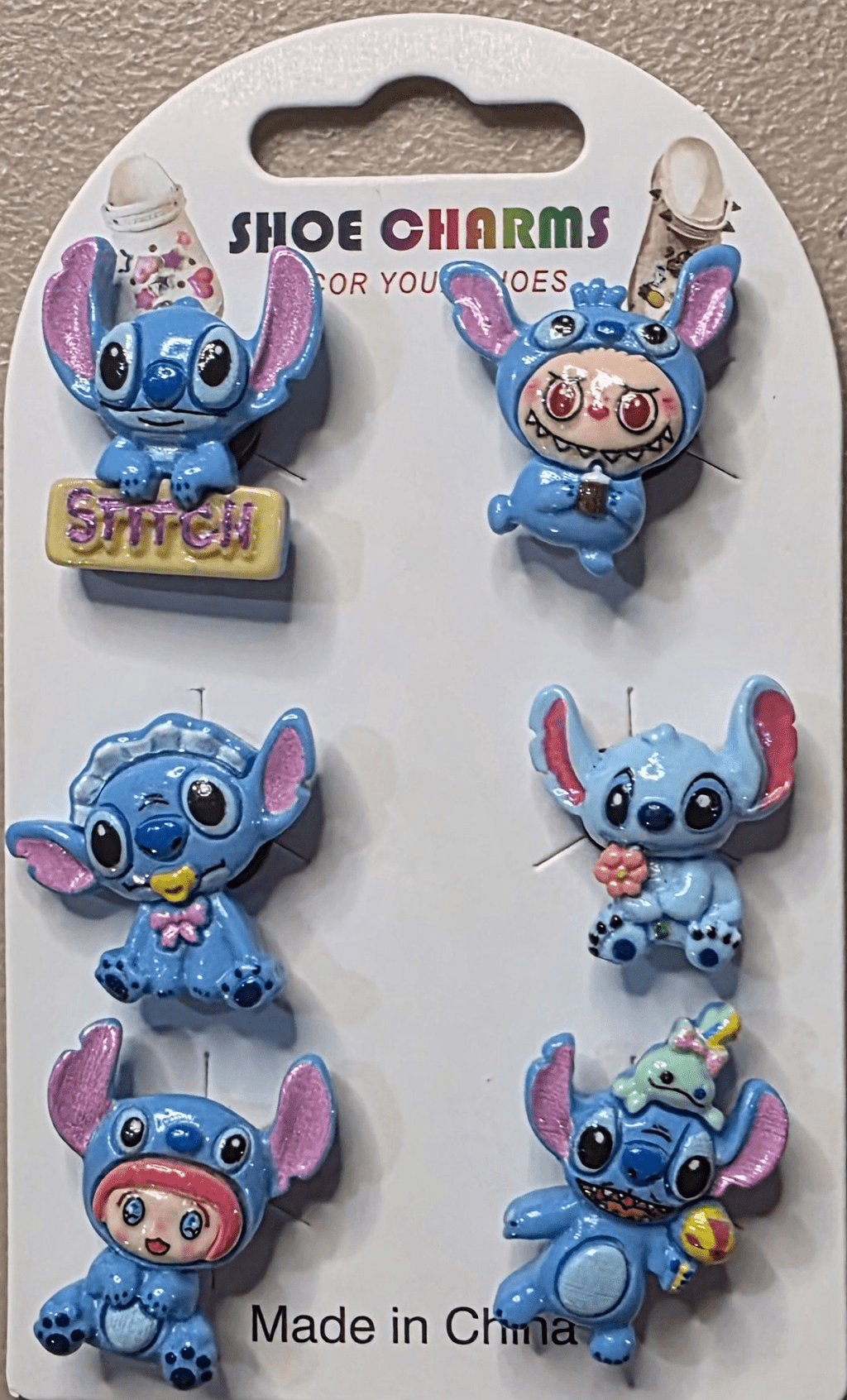 Cartoon Character Shoe Charms Pack of 6 - Angelique Boutique
