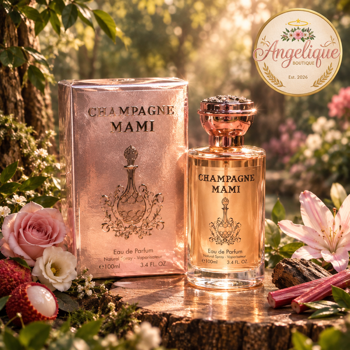 Champagne Mami Eau de Parfum for Women 100 ml | Sweet Floral - Angelique Boutique