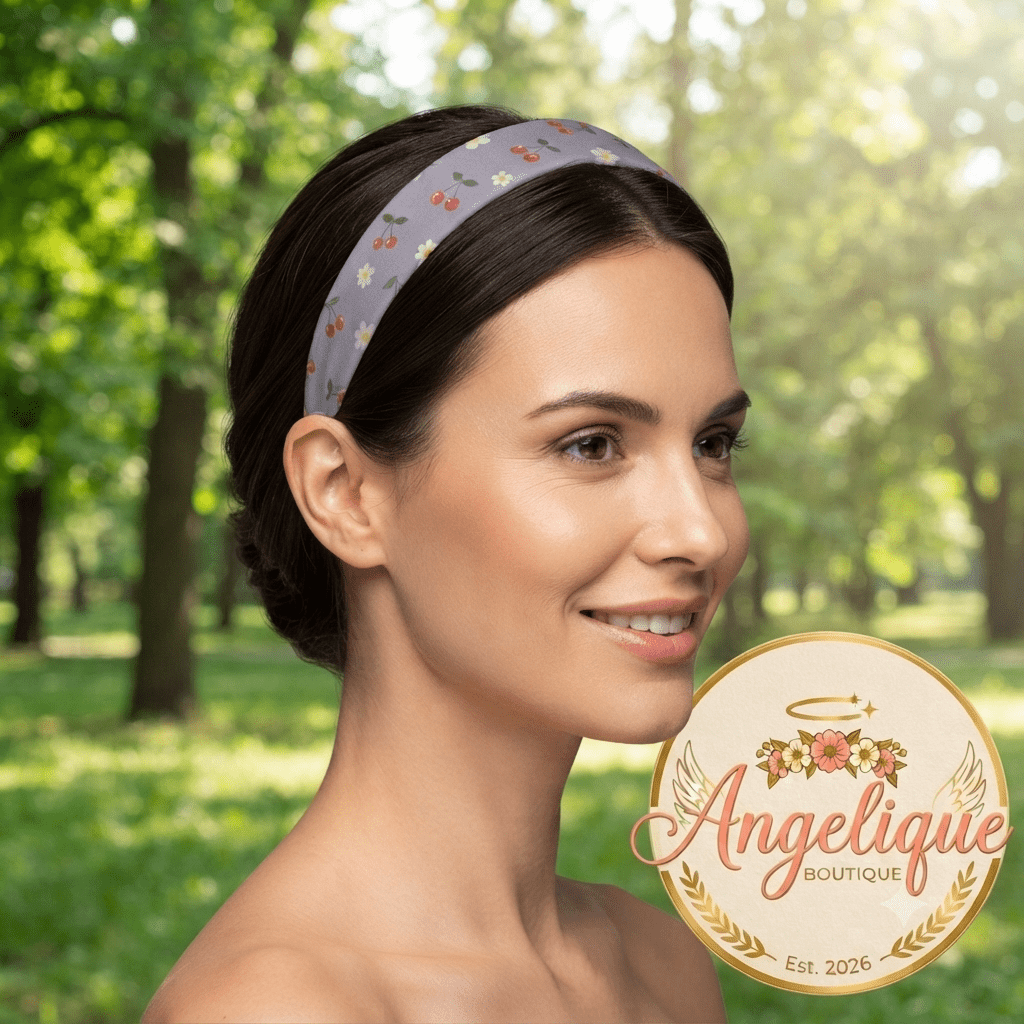 Cherry Charm Hair Band – Cute & Fruity Style - Angelique Boutique