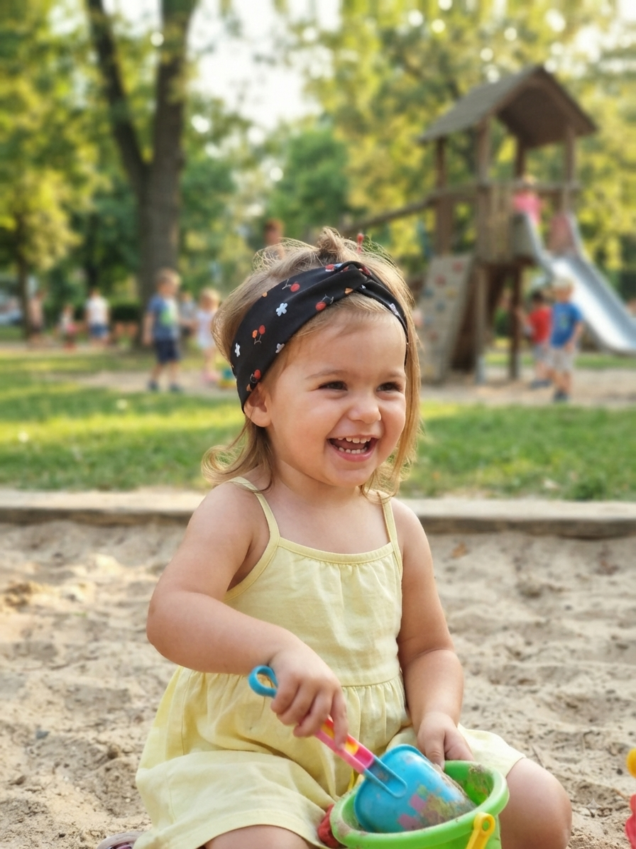 Cherry Hair Band for Girls – Cute Elastic Headband - Angelique Boutique