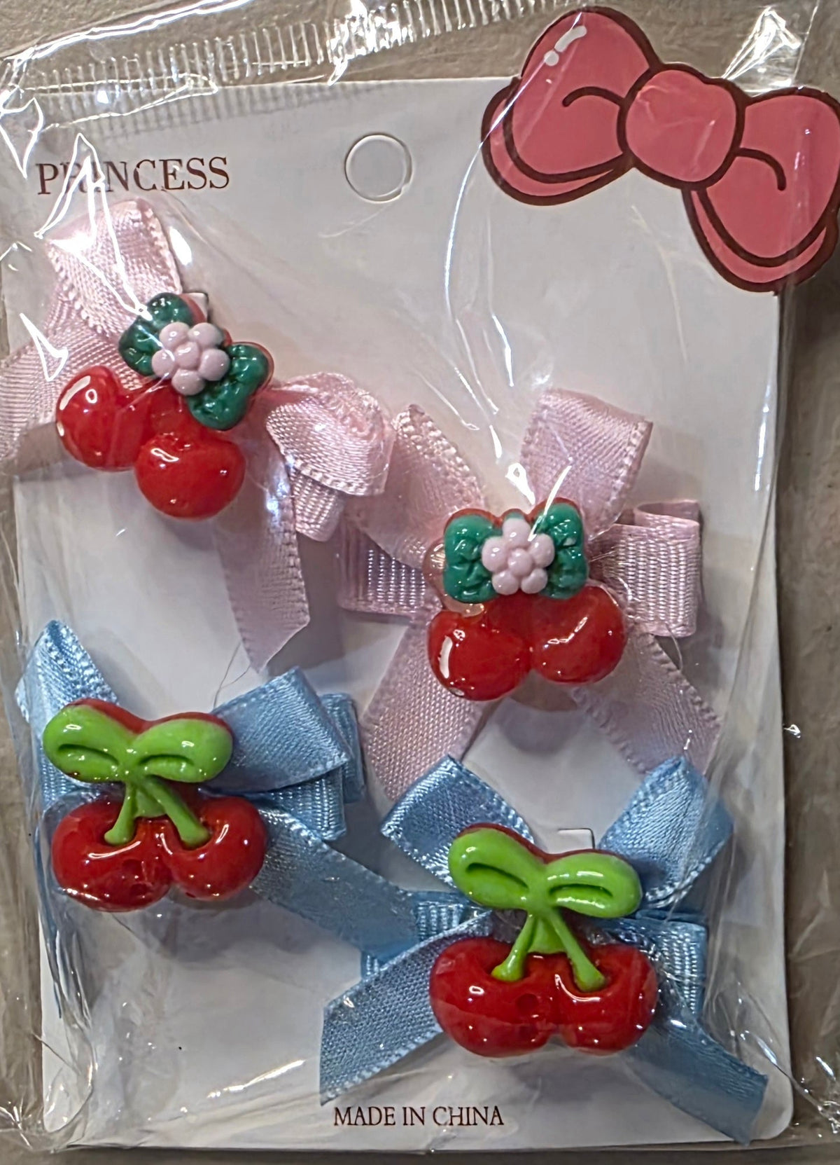 Cherry Hair Bows for Girls – Cute Bow Hair Clip - Angelique Boutique
