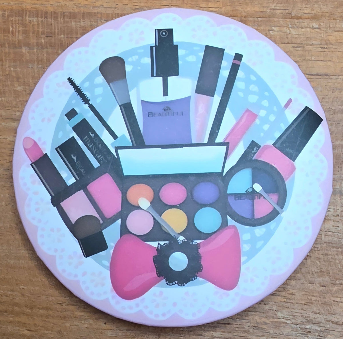 Classic Chic Double-Sided Cosmetic Mirror – Assorted Colors - Angelique Boutique