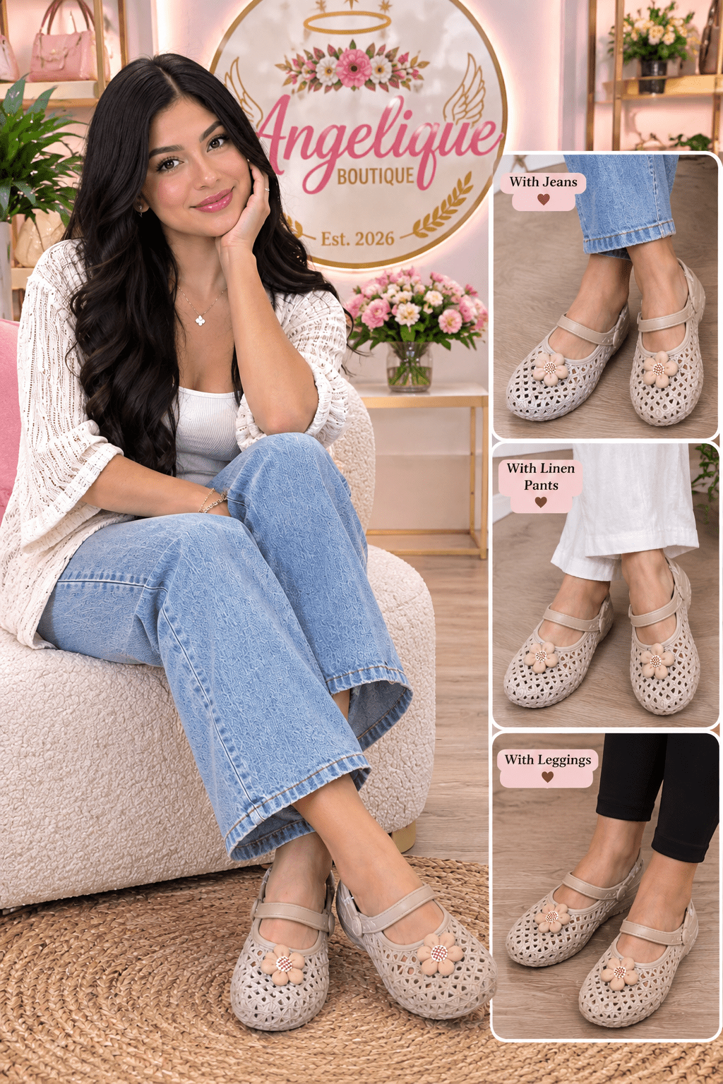 Classic Foam Clogs – Lightweight Slip-On Shoes for Women - Angelique Boutique