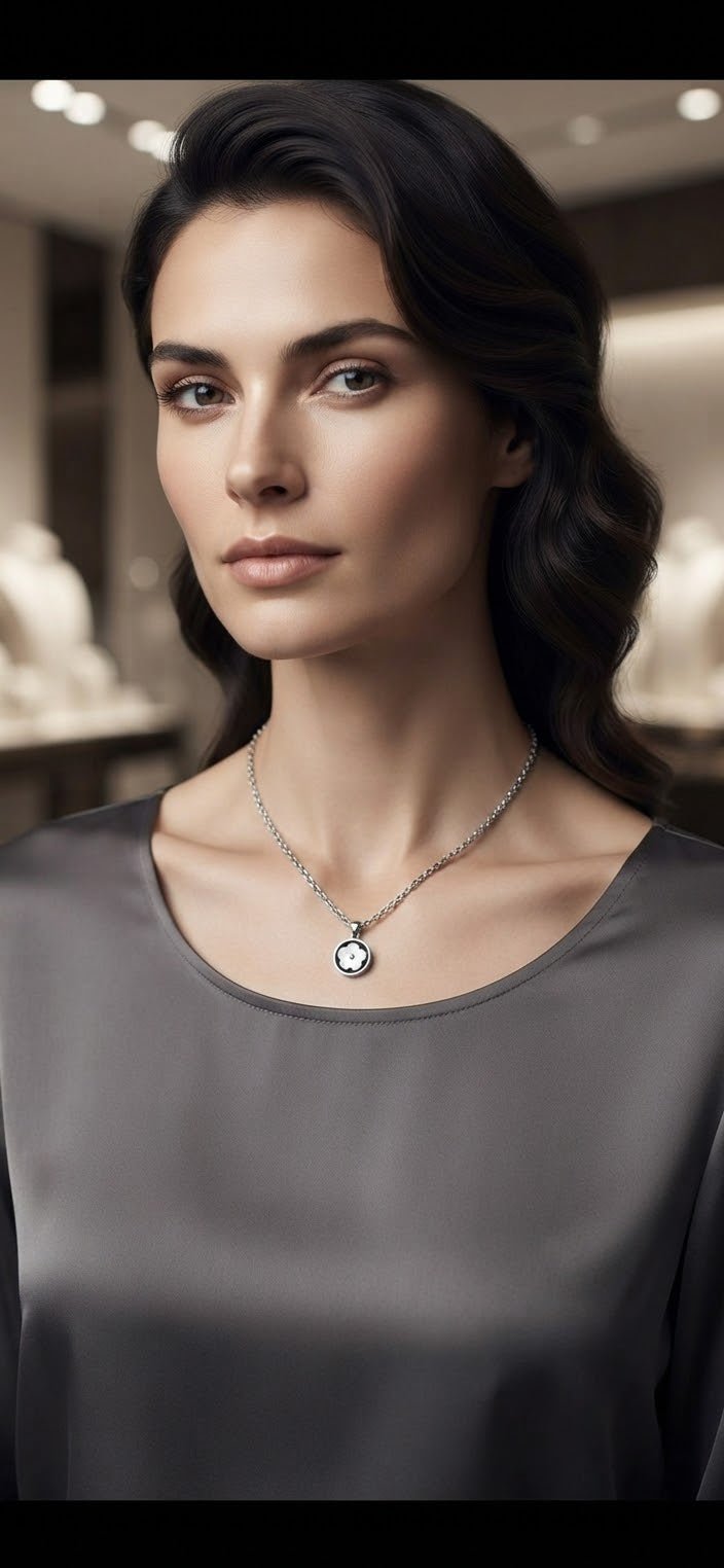 Clover Charm Chain Necklace – Stainless Steel Gold & Silver - Angelique Boutique