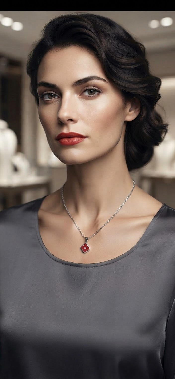 Clover Charm Chain Necklace – Stainless Steel Gold & Silver - Angelique Boutique