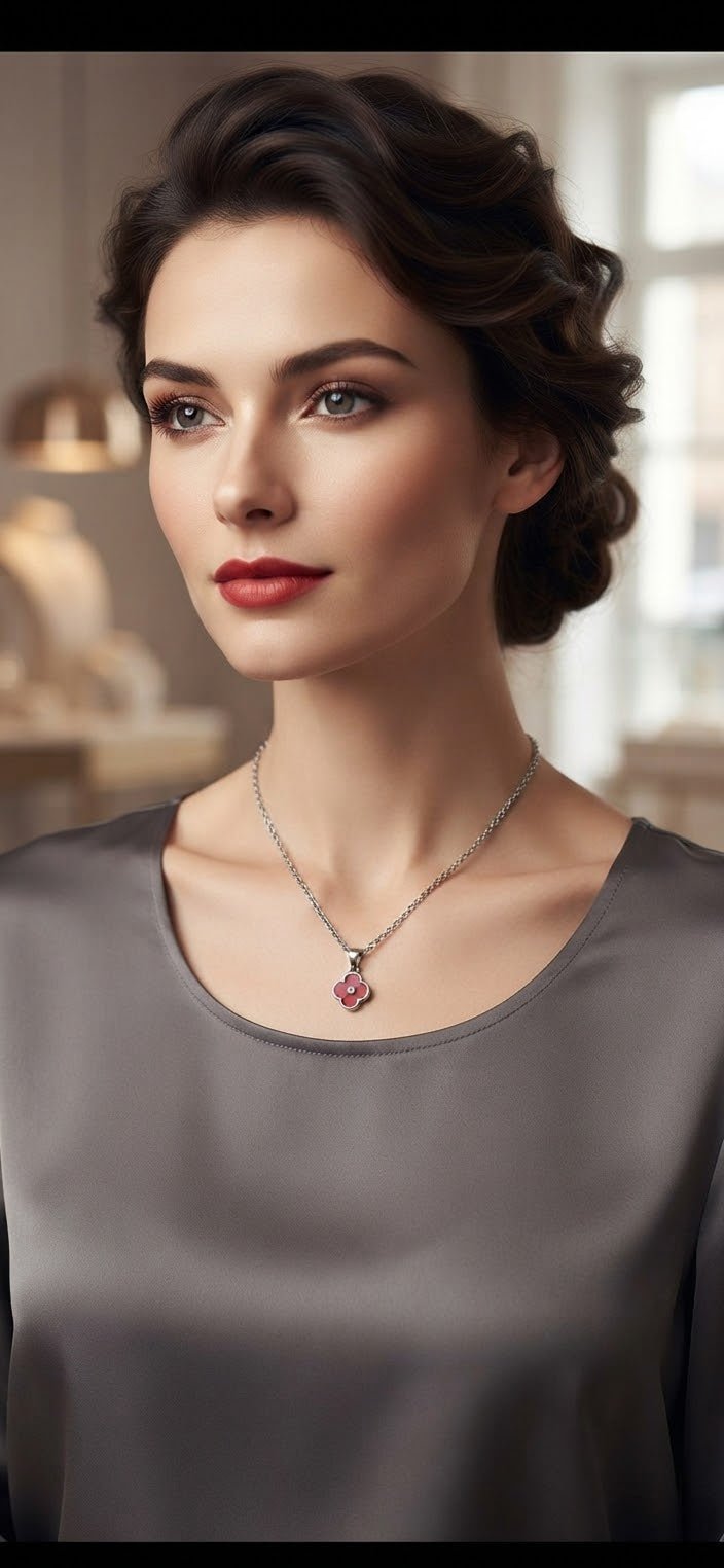 Clover Charm Chain Necklace – Stainless Steel Gold & Silver - Angelique Boutique
