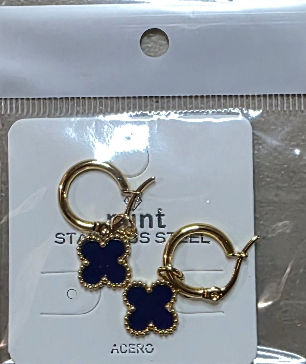 Clover Stainless Steel Earrings for Women – 7 Colors - Angelique Boutique