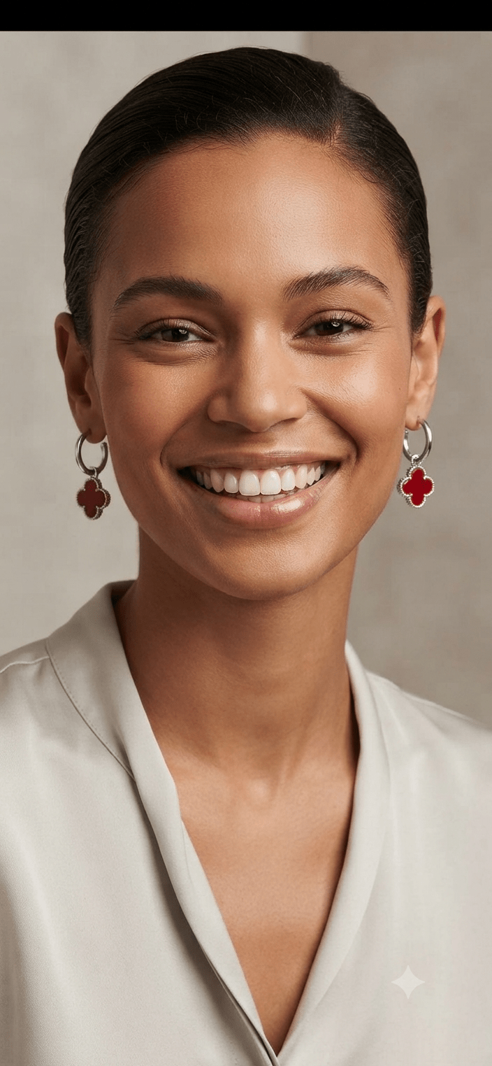 Clover Stainless Steel Earrings for Women – 7 Colors - Angelique Boutique