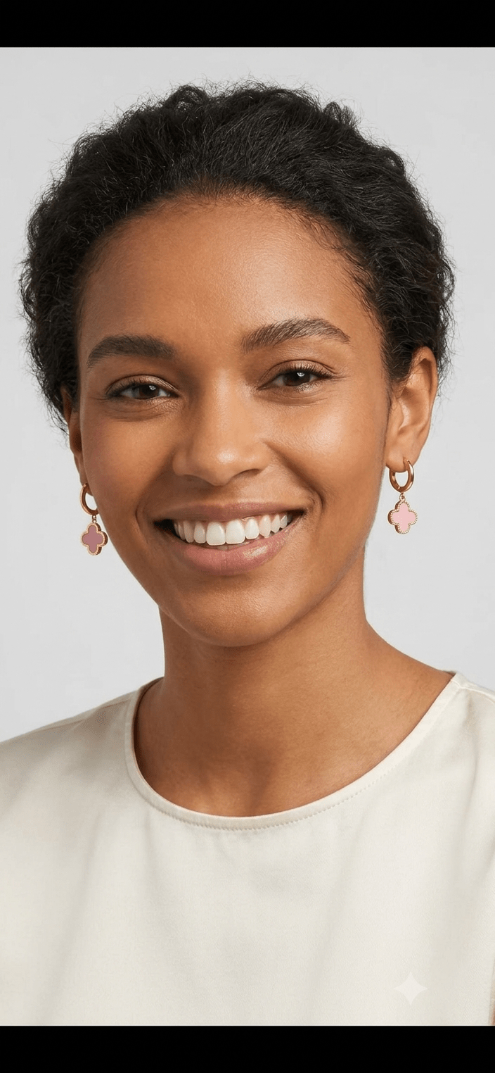 Clover Stainless Steel Earrings for Women – 7 Colors - Angelique Boutique