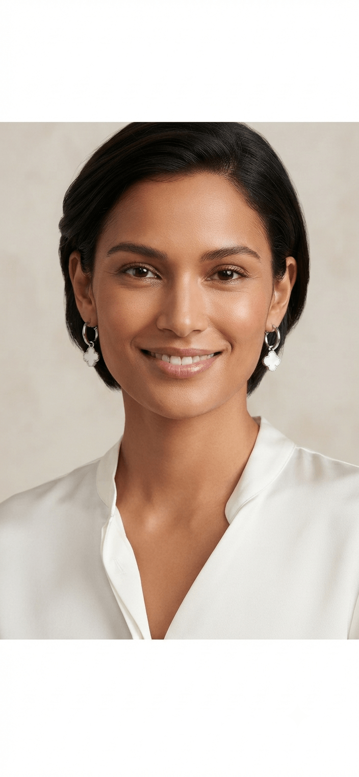 Clover Stainless Steel Earrings for Women – 7 Colors - Angelique Boutique
