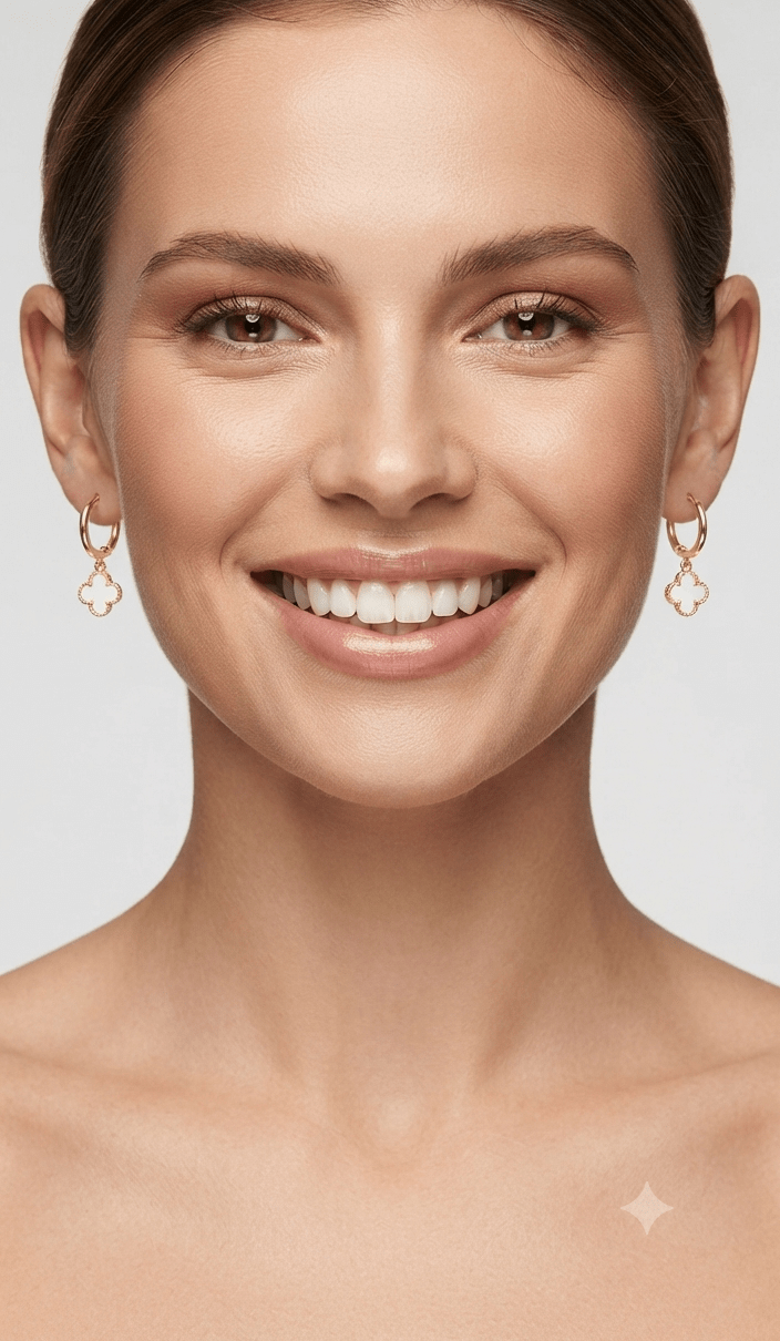 Clover Stainless Steel Earrings for Women – 7 Colors - Angelique Boutique