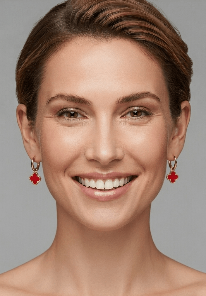 Clover Stainless Steel Earrings for Women – 7 Colors - Angelique Boutique
