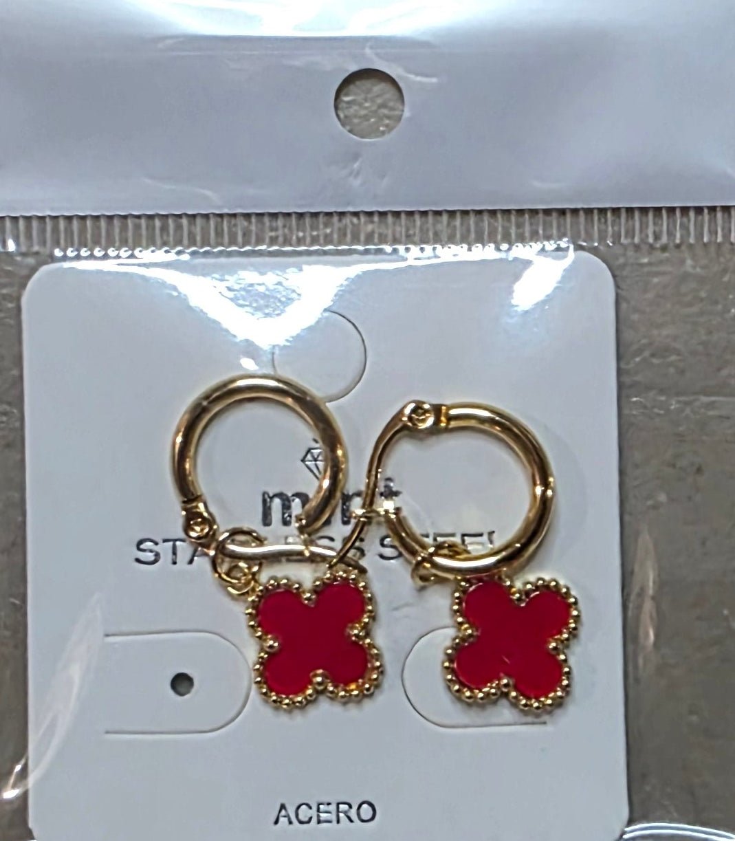 Clover Stainless Steel Earrings for Women – 7 Colors - Angelique Boutique