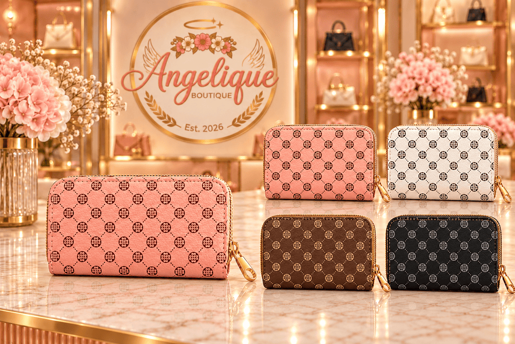 Clover Wallet – Multiple Compartments & Assorted Colors - Angelique Boutique