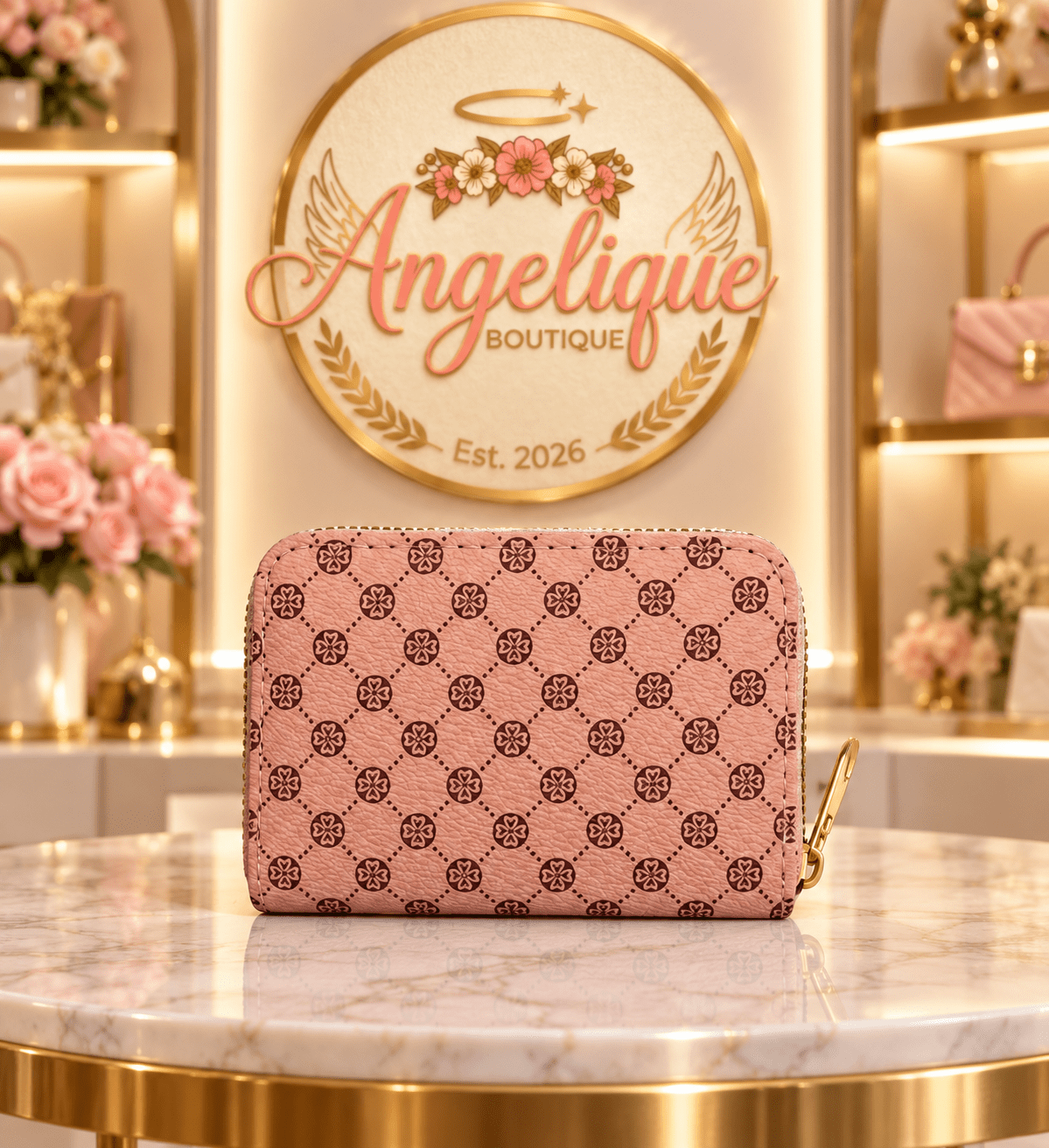 Clover Wallet – Multiple Compartments & Assorted Colors - Angelique Boutique