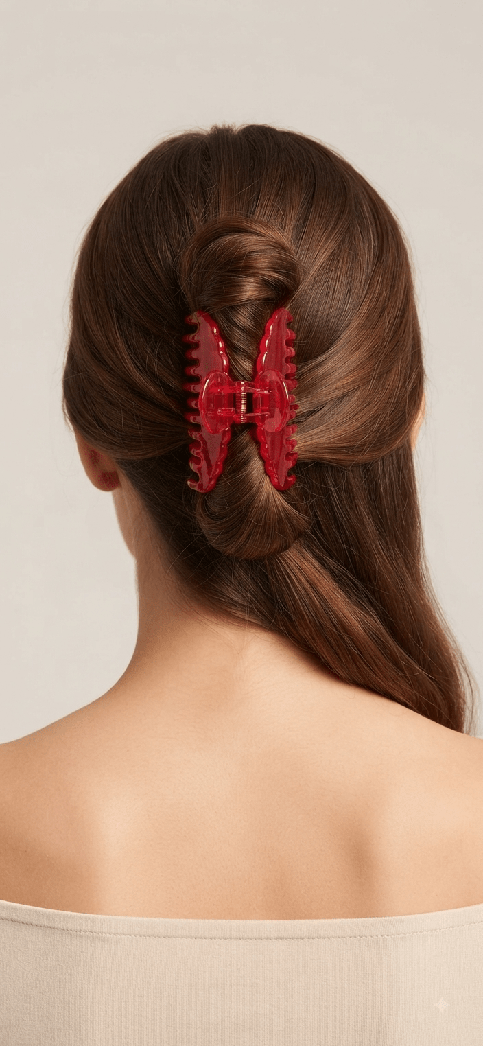 Colorful Claw Hair Clips for Women – 11 Vibrant Colors - Angelique Boutique