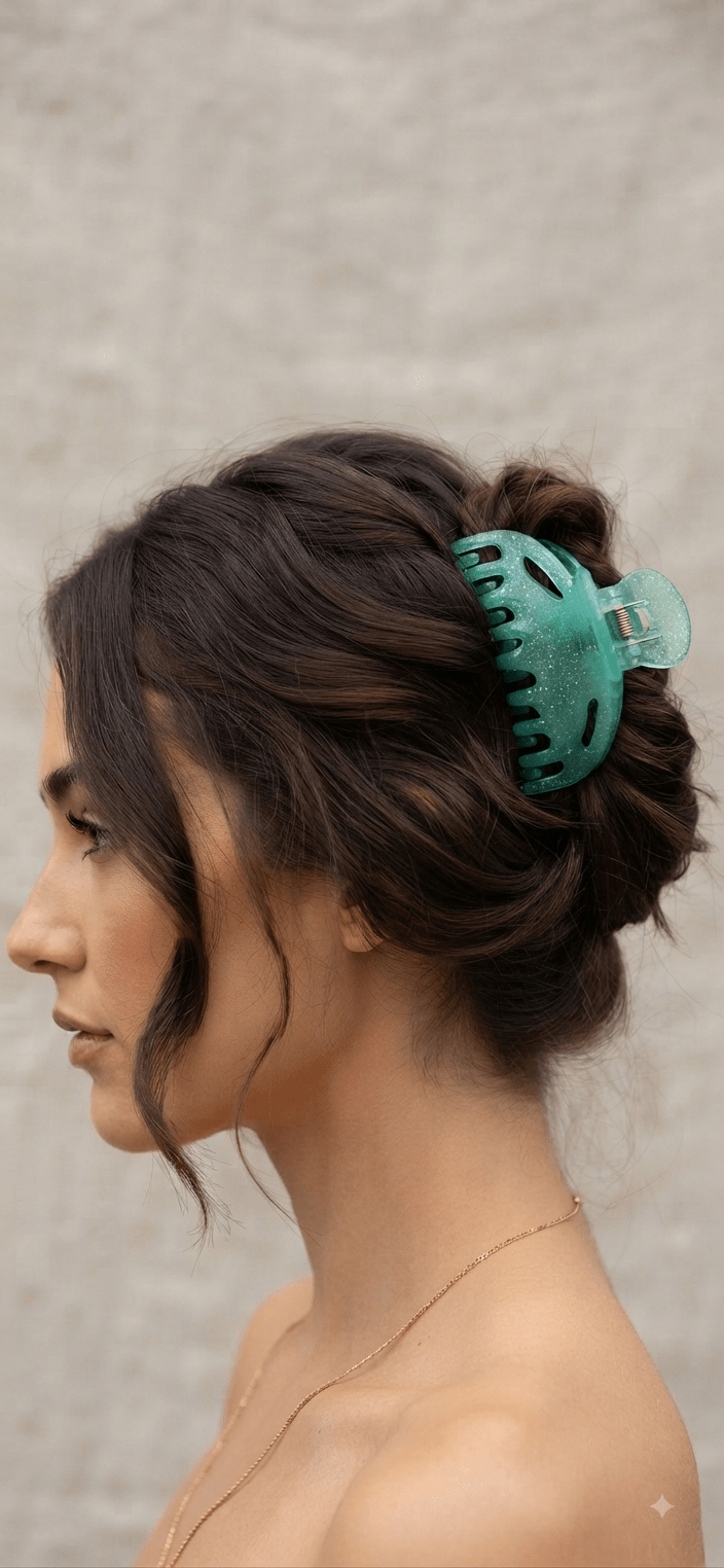 Colorful Claw Hair Clips for Women – 11 Vibrant Colors - Angelique Boutique