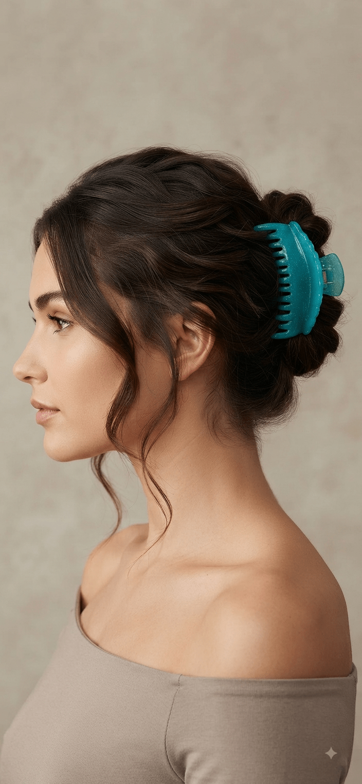 Colorful Claw Hair Clips for Women – 11 Vibrant Colors - Angelique Boutique