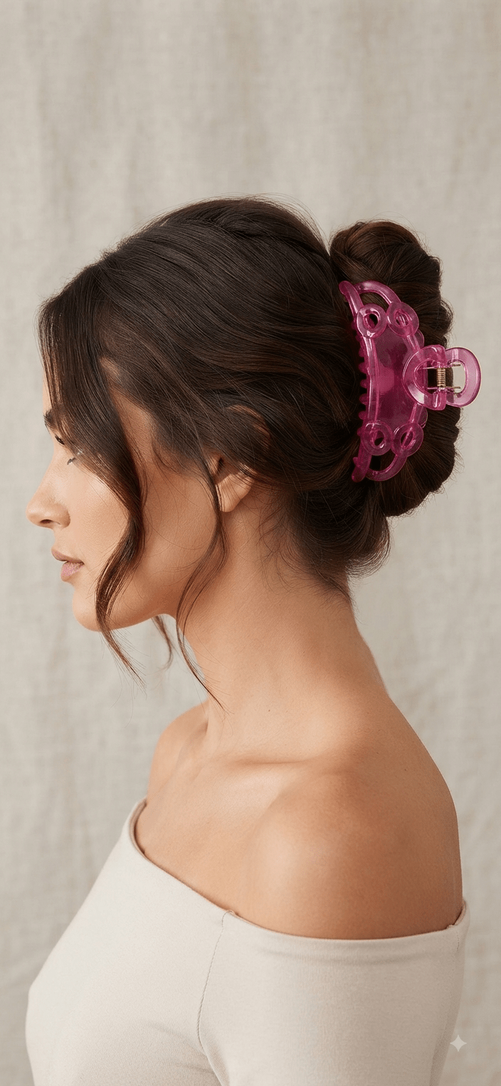 Colorful Claw Hair Clips for Women – 11 Vibrant Colors - Angelique Boutique