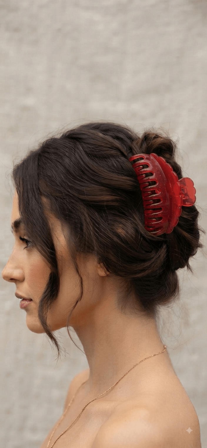Colorful Claw Hair Clips for Women – 11 Vibrant Colors - Angelique Boutique