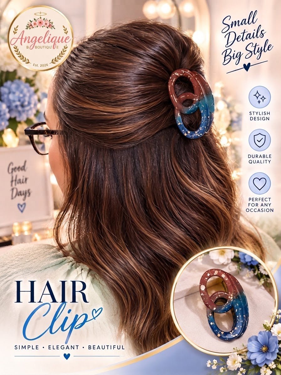 Colorful Hair Clip in Six Versatile Shades - Angelique Boutique