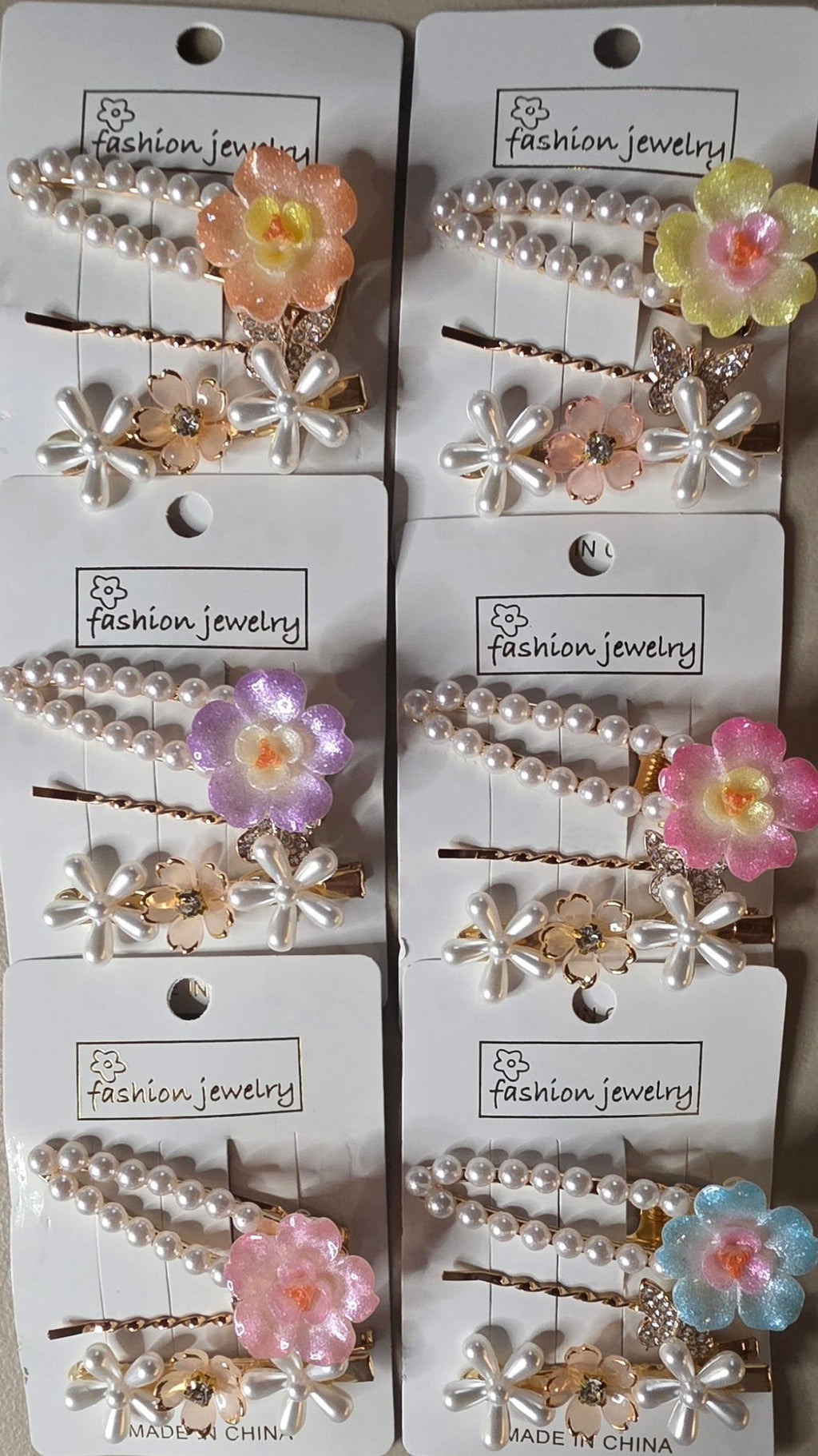 Colorful Hair Pins | Women's Hair Accessories - Angelique Boutique