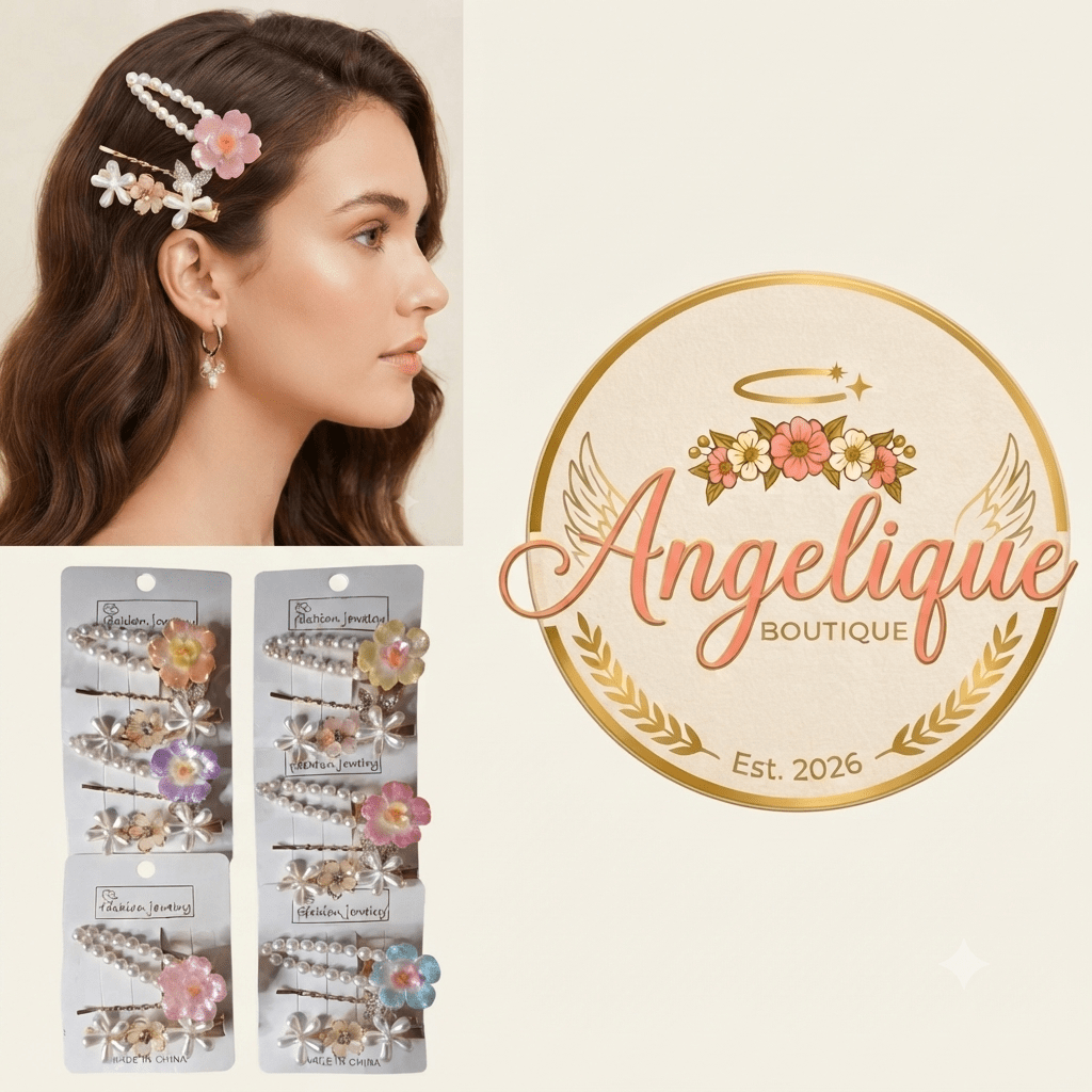 Colorful Hair Pins | Women's Hair Accessories - Angelique Boutique