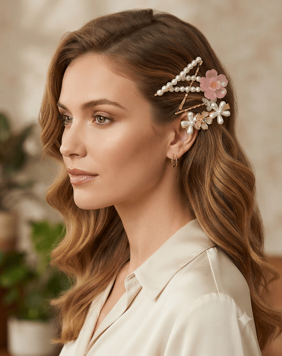 Colorful Hair Pins | Women's Hair Accessories - Angelique Boutique