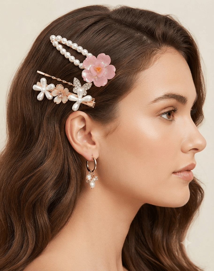 Colorful Hair Pins | Women's Hair Accessories - Angelique Boutique