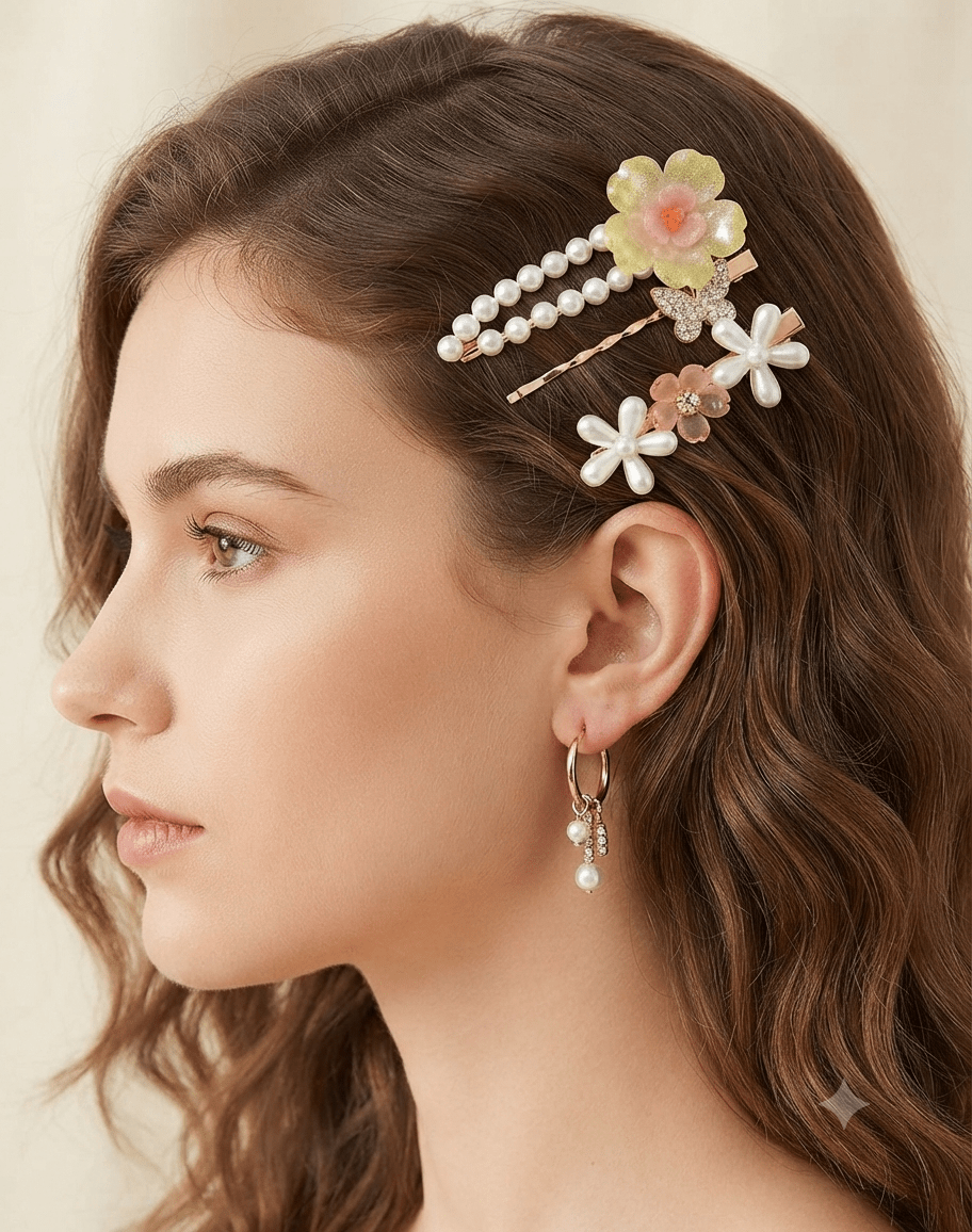 Colorful Hair Pins | Women's Hair Accessories - Angelique Boutique