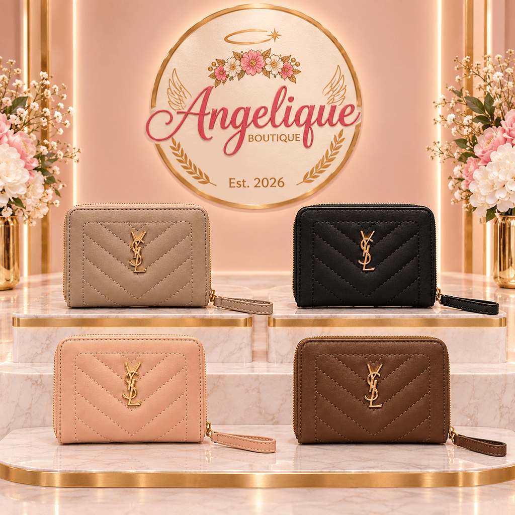 Compact Women's Wallet, Slim Card & Cash Holder - Angelique Boutique