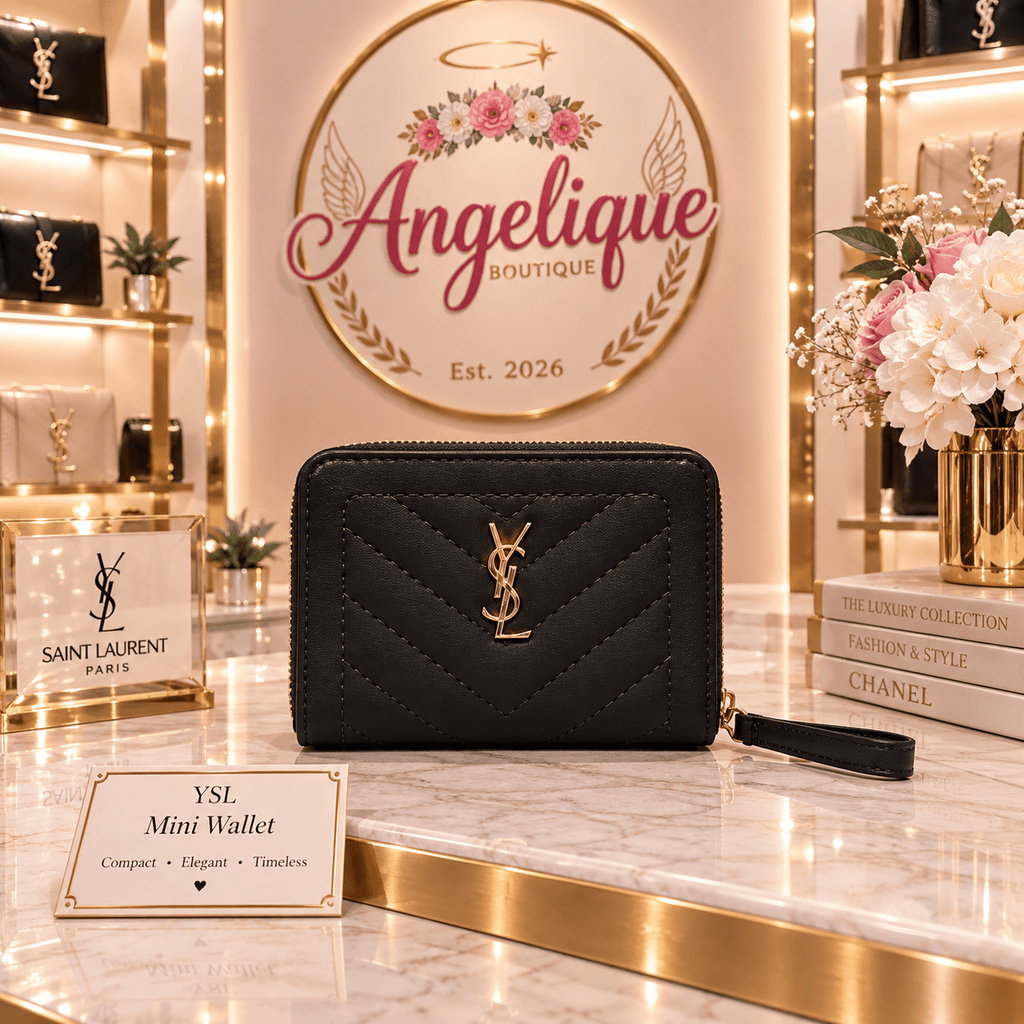 Compact Women's Wallet, Slim Card & Cash Holder - Angelique Boutique