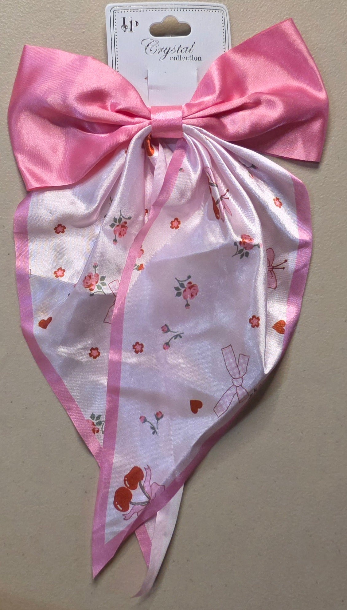 Coquette Cherry Hair Bow – Cute Bow for Girls & Women - Angelique Boutique