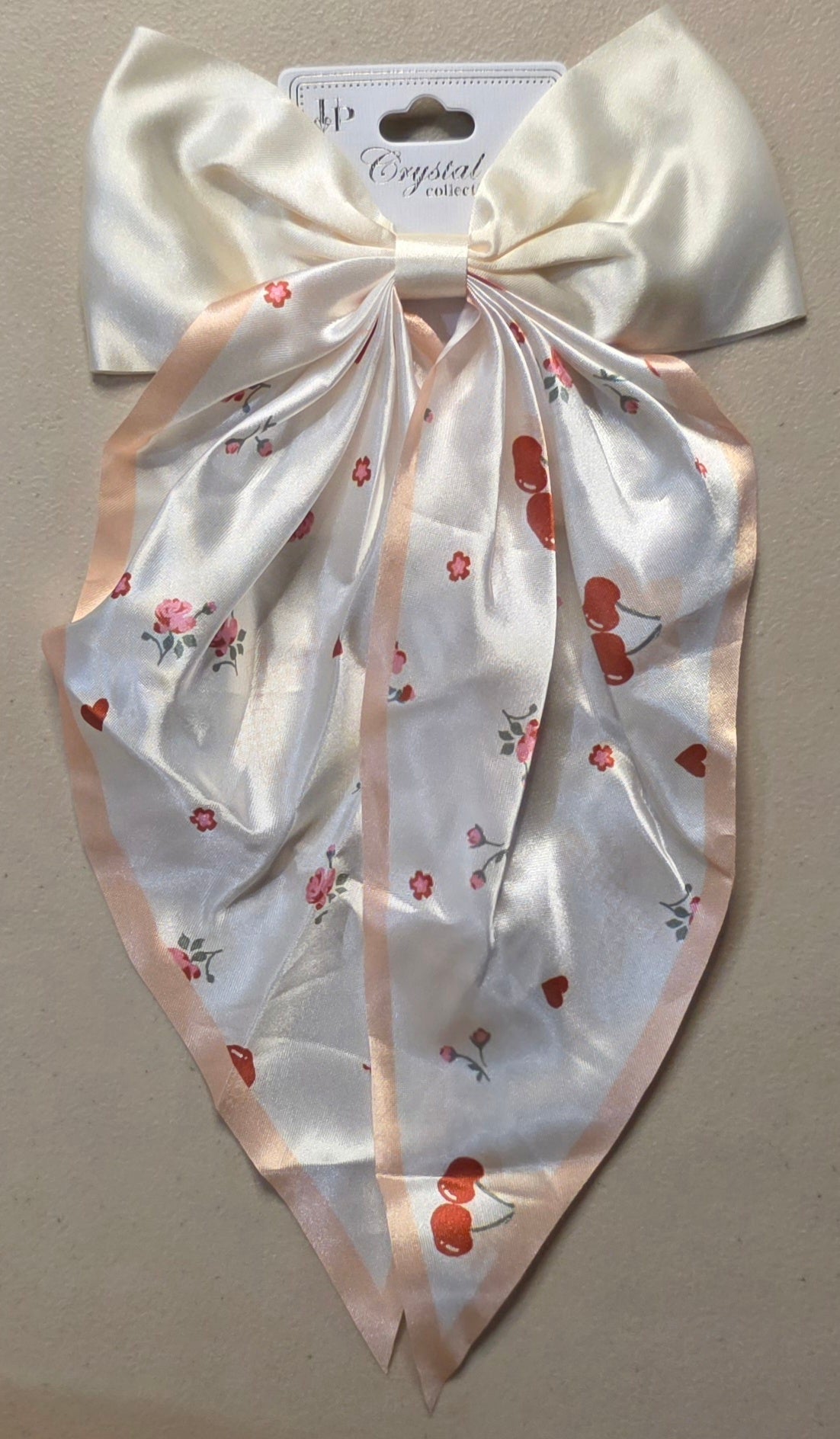 Coquette Cherry Hair Bow – Cute Bow for Girls & Women - Angelique Boutique
