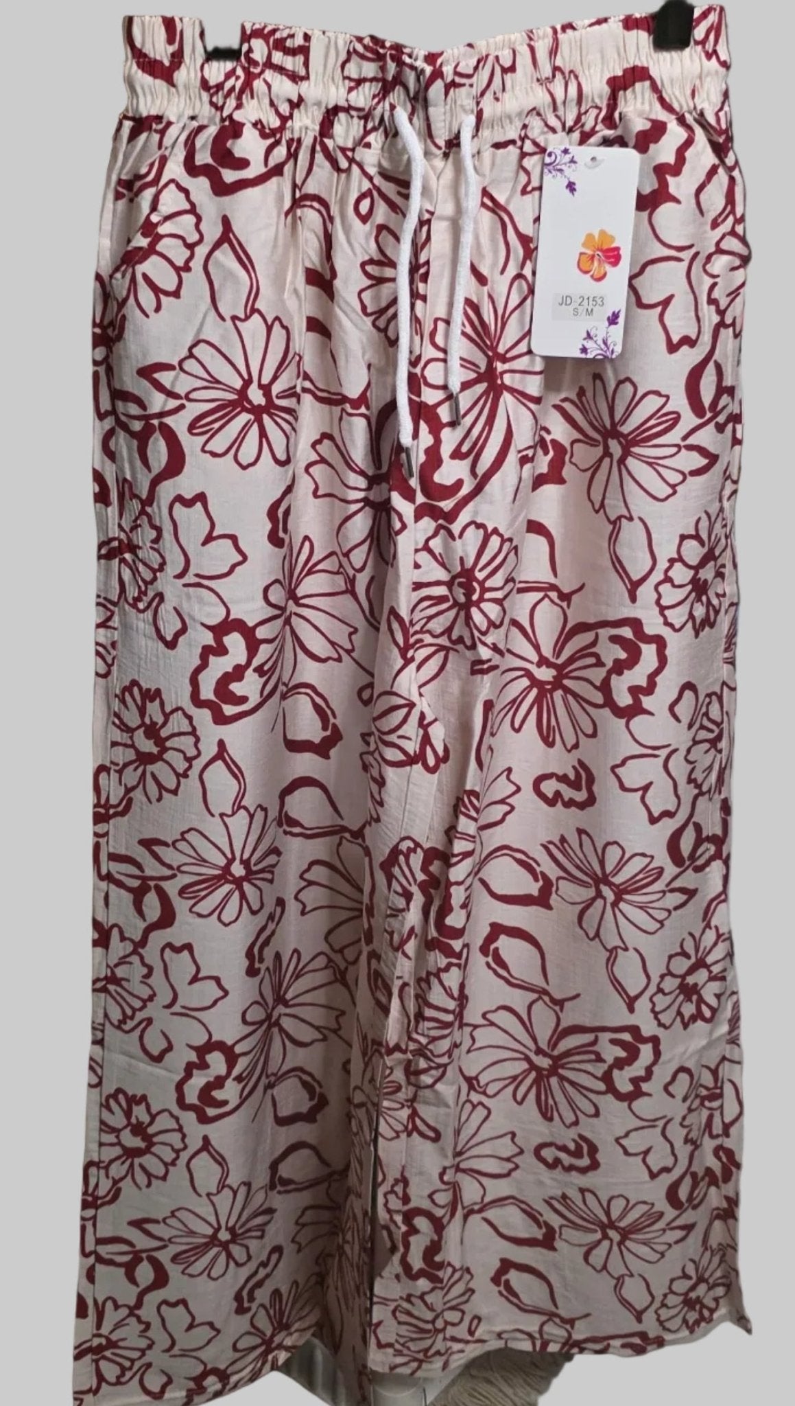 Cotton Palazzo Shorts – Wide Leg Casual Pants for Women - Angelique Boutique