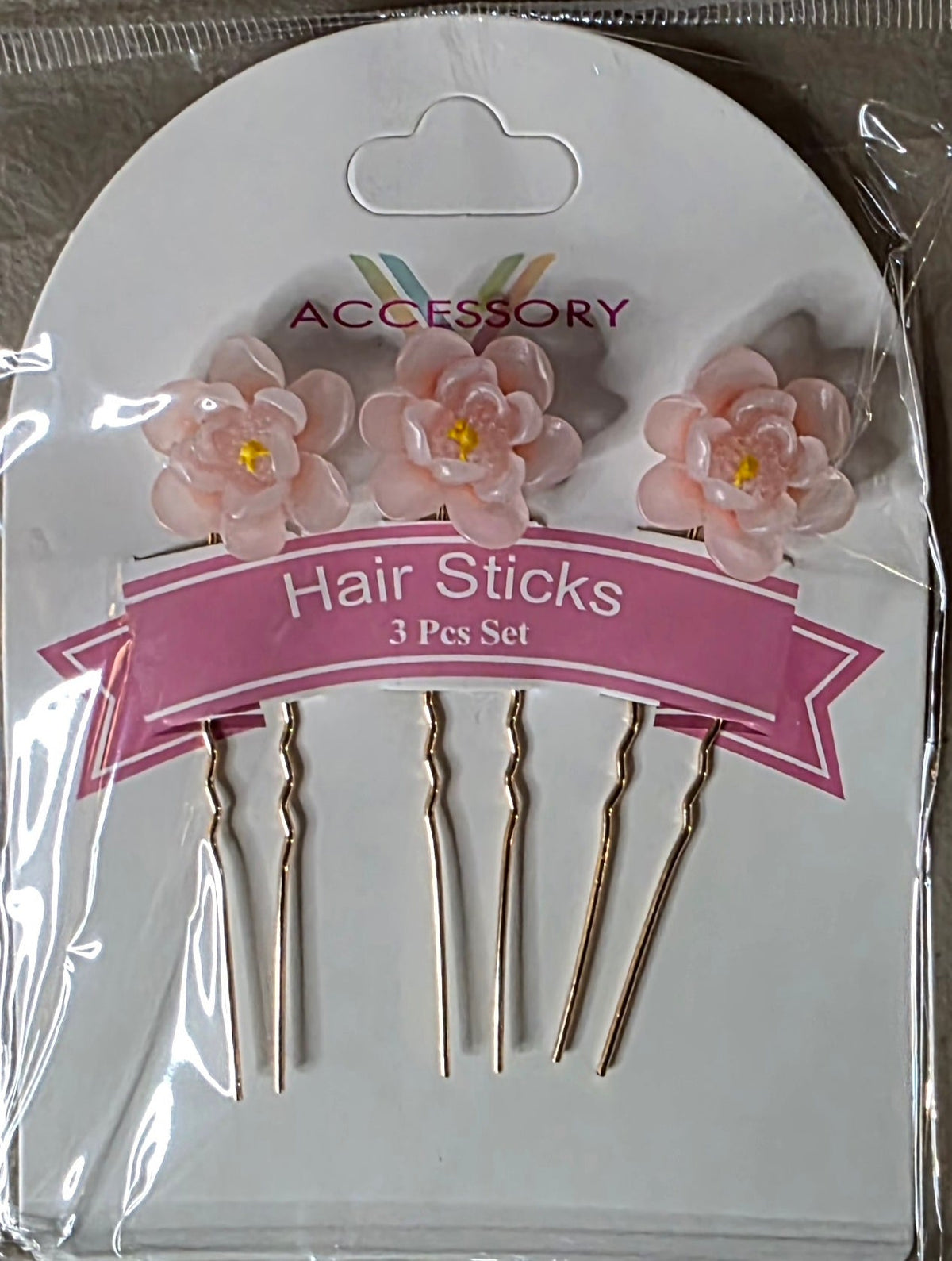 Decorative Hair Sticks | Green, Blue, White, Purple, Pink & Yellow - Angelique Boutique