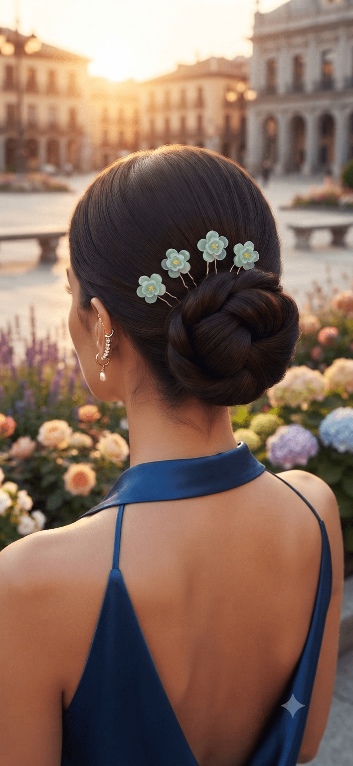 Decorative Hair Sticks | Green, Blue, White, Purple, Pink & Yellow - Angelique Boutique