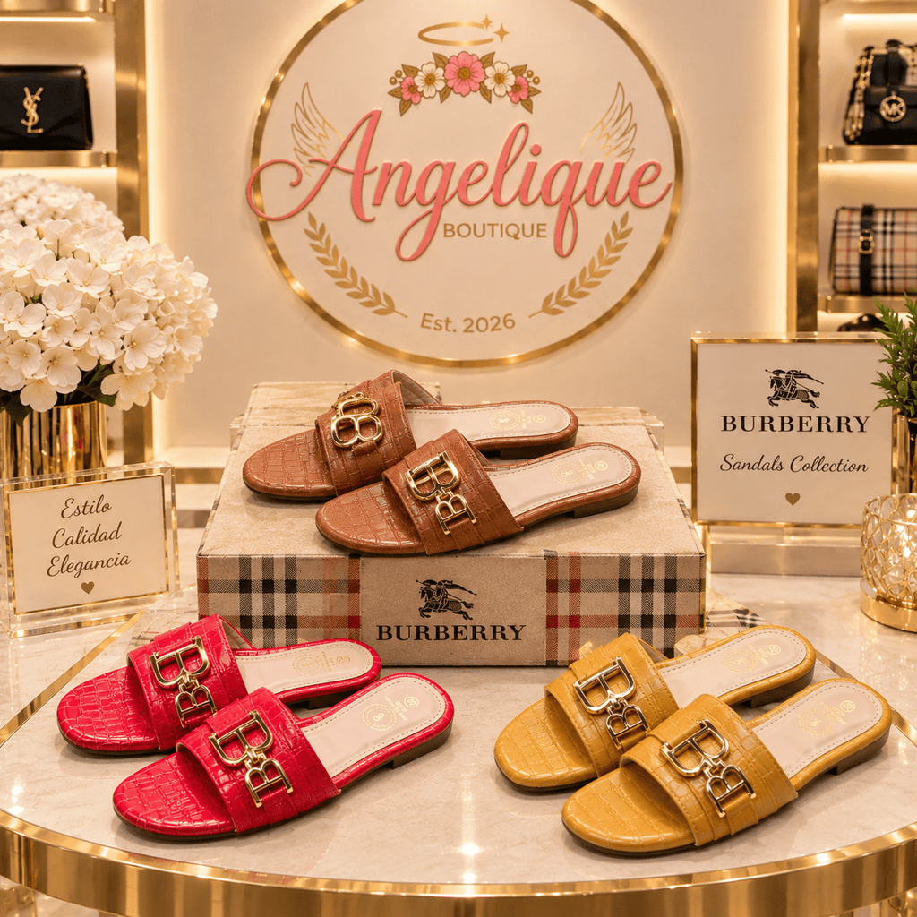 Designer-Inspired Plaid Slide Sandals for Women - Angelique Boutique
