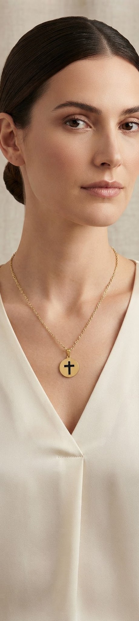 Double Chain Colored Heart Necklace Stainless Steel - Angelique Boutique