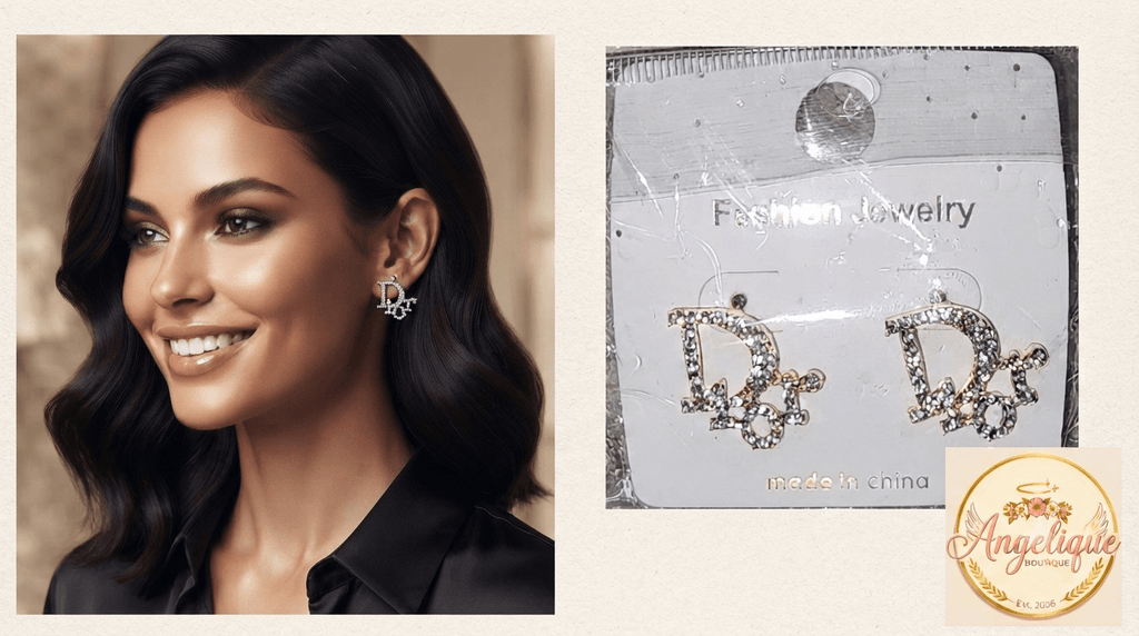 Elegant Crystal & Pearl Drop Earrings – 4 Styles - Angelique Boutique