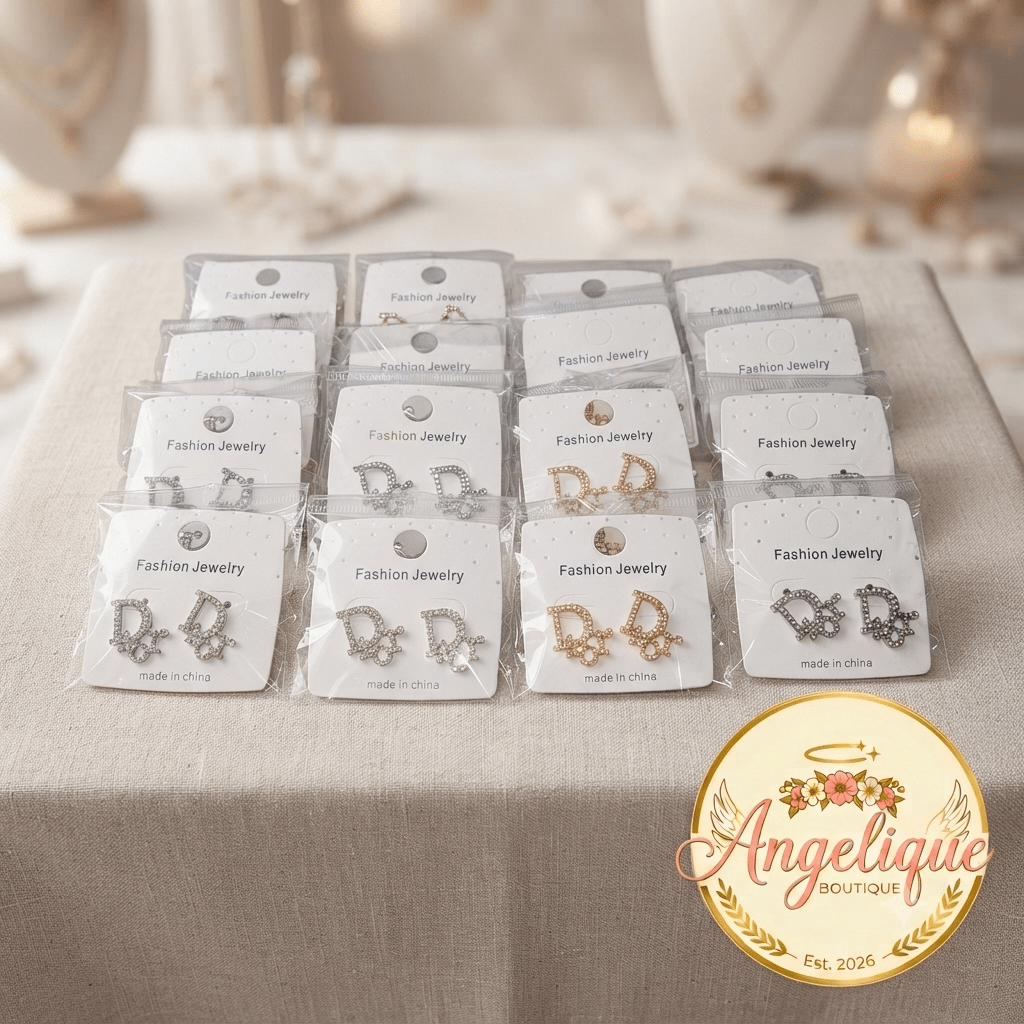 Elegant Crystal & Pearl Drop Earrings – 4 Styles - Angelique Boutique
