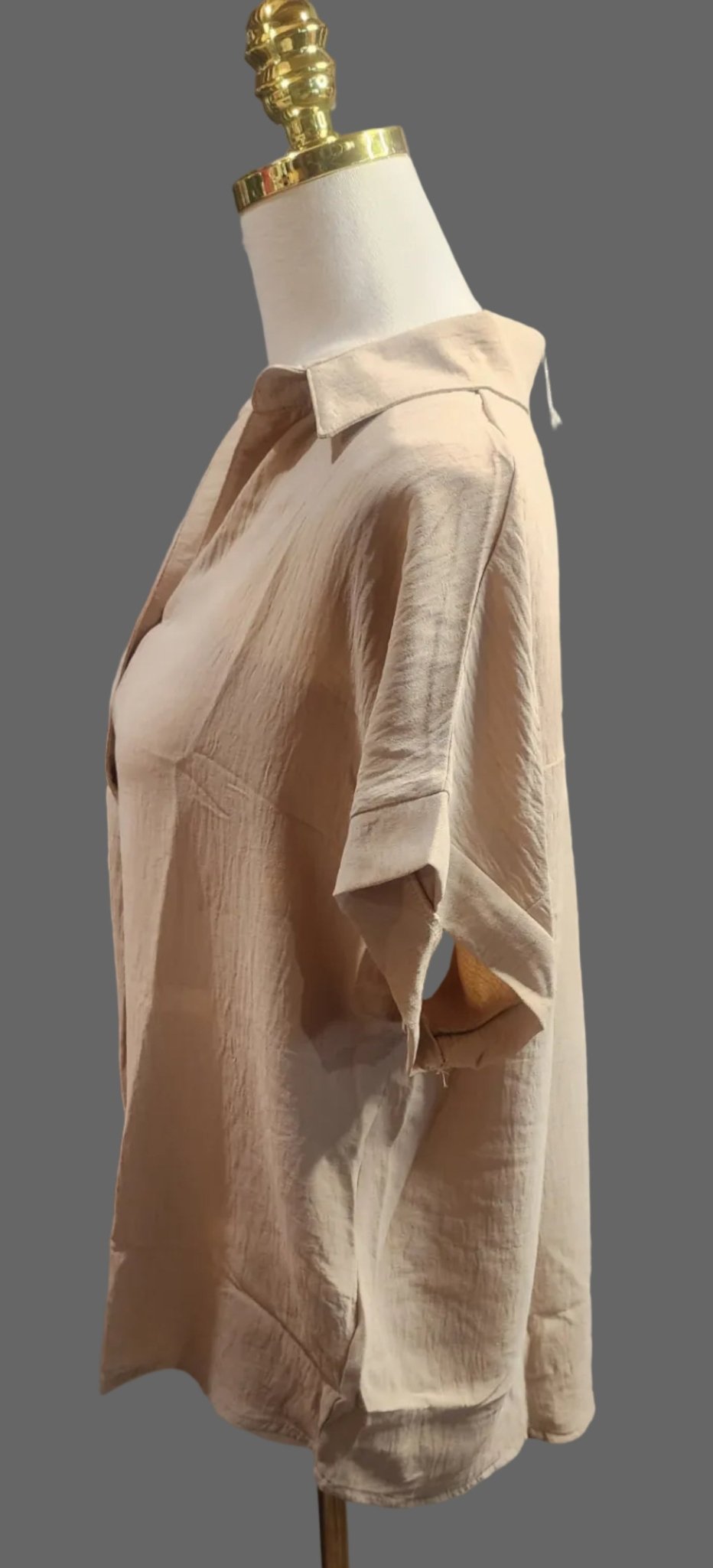 Elegant Dressy Blouse – Stretch Women’s Top - Angelique Boutique